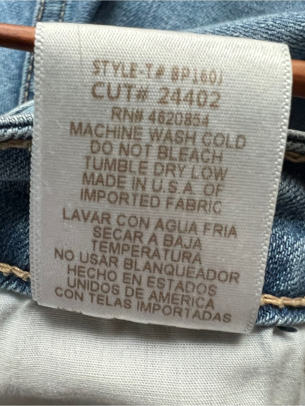 JUST BLACK USA Wide Leg Crop Jeans Light Wash Whiskered Raw Hem Stretch Size 24 - Picture 6 of 16